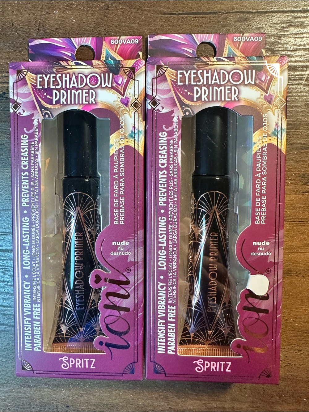 Ioni 2pc VEIL OF ALLURE Eyeshadow Primer ~Spritz~ Nude •Intensify Vibrancy• BNIB